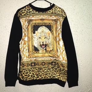 Akademiks Gold Tiger Sweater